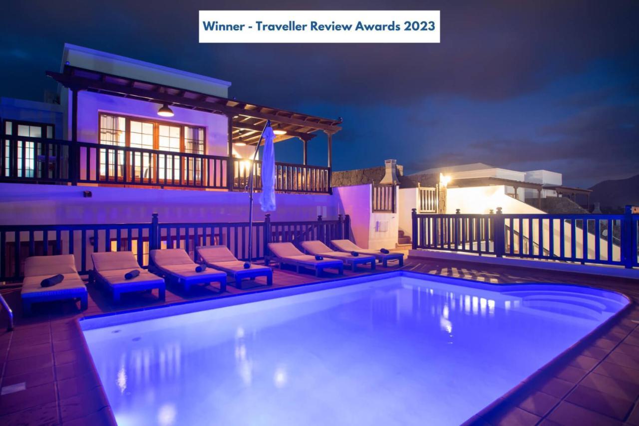 Villa Vista Rey - 6 Bedroom - Heated Pool - Amazing Views - Pool Table - Vista Lobos - Playa Blanca Экстерьер фото